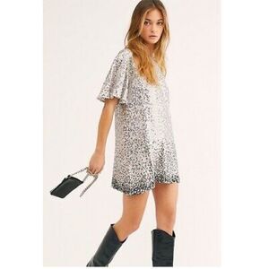 Free People | Dresses | Portia Denim Mini Dress | Poshmark